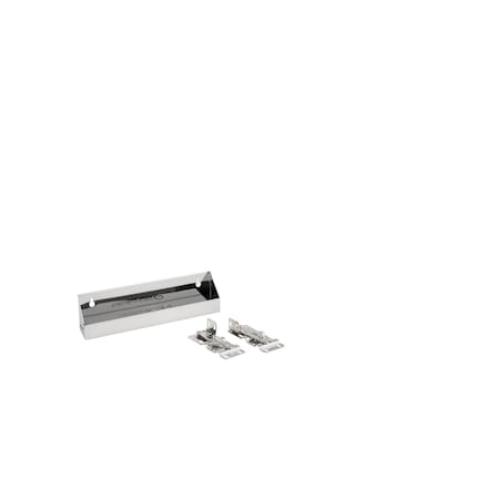 Rev-A-Shelf Stainless Steel, Silver, 11.25 in W, 3 in H, 2.13 in D, 2.13 in L, Silver 6581-11-52
